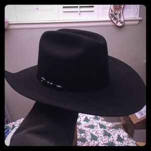 Bailey Black Cowboy Hat - Diamond 20X - Size 7-1/4